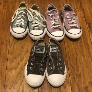 Little girls size 11 converse bundle!